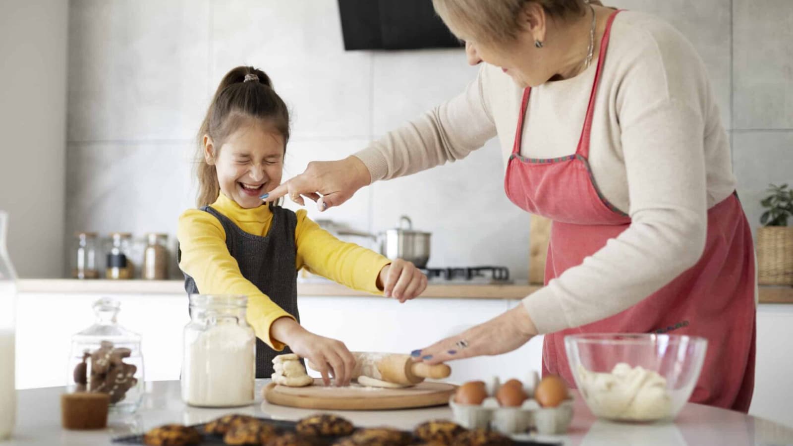 Famille vivant au sein du programme Le Myriel, à Montreuil-sur-Mer